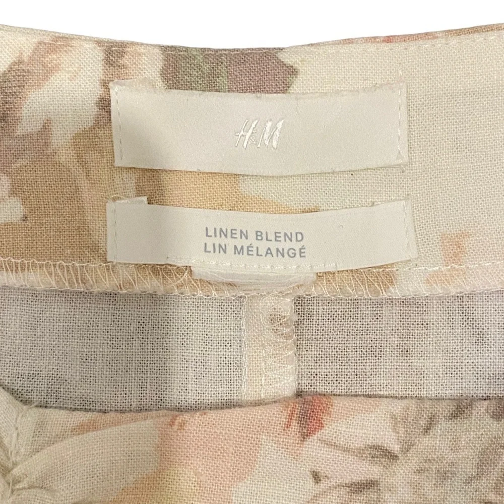 Puff Sleeve Floral Sweetheart Neck Linen Prairie Style Top